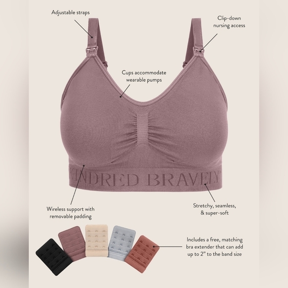 Kindred Bravely Simply Sublime Contour Nursing Maternity Bra - M (34 B-C-D US) - Picture 9 of 11
